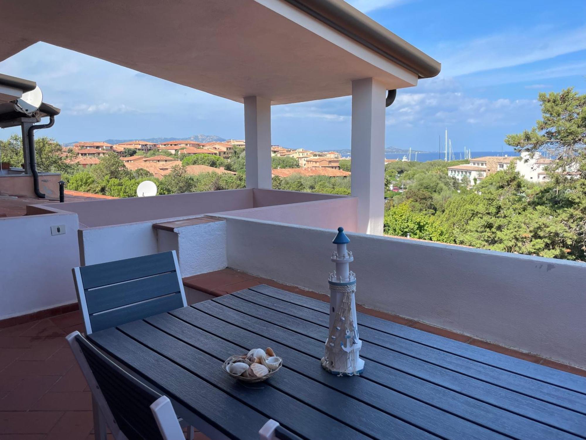 Splendida Vista Mare Zona Centrale Porto Rotondo Posto Auto Privato Екстериор снимка