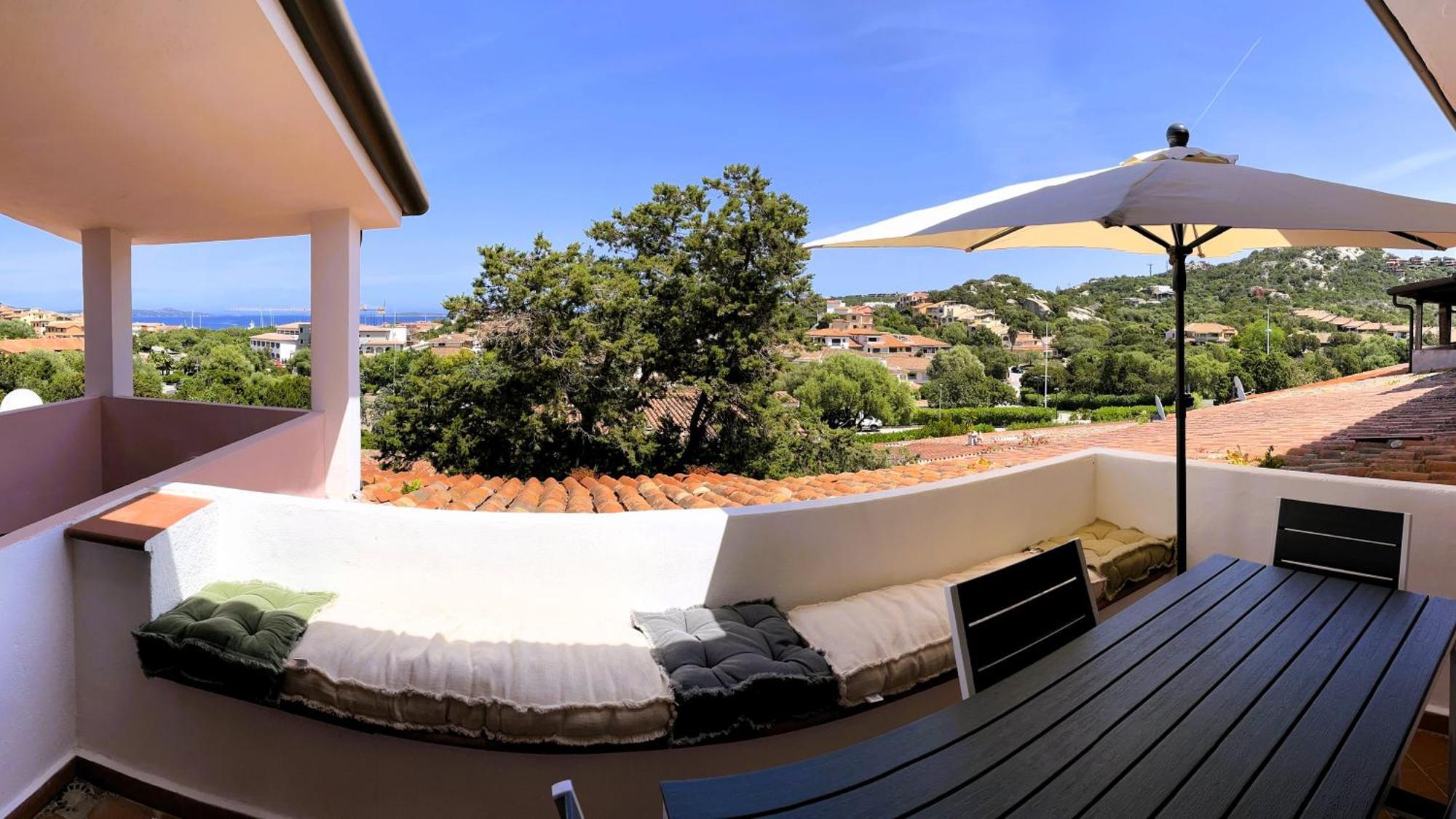 Splendida Vista Mare Zona Centrale Porto Rotondo Posto Auto Privato Екстериор снимка